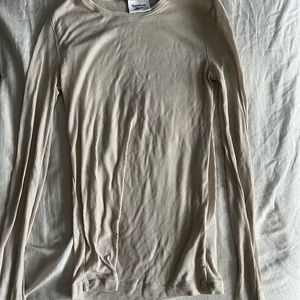 Beige long sleeve reebok